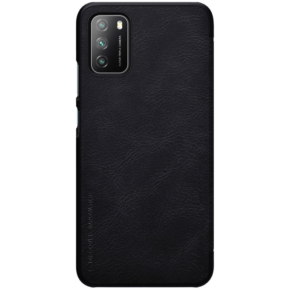 Hurtownia GSM - Etui Nillkin Qin Xiaomi Poco M3 fekete - NLK461 - {ean13} - Hurt