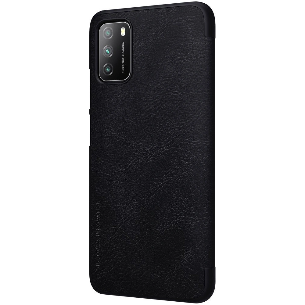 Hurtownia GSM - Etui Nillkin Qin Xiaomi Poco M3 fekete - NLK461 - {ean13} - Hurt
