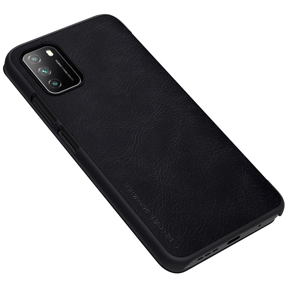 Hurtownia GSM - Etui Nillkin Qin Xiaomi Poco M3 fekete - NLK461 - {ean13} - Hurt
