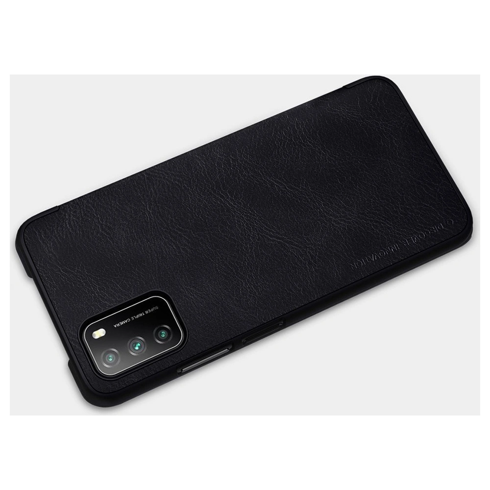 Hurtownia GSM - Etui Nillkin Qin Xiaomi Poco M3 negru - NLK461 - {ean13} - Hurt