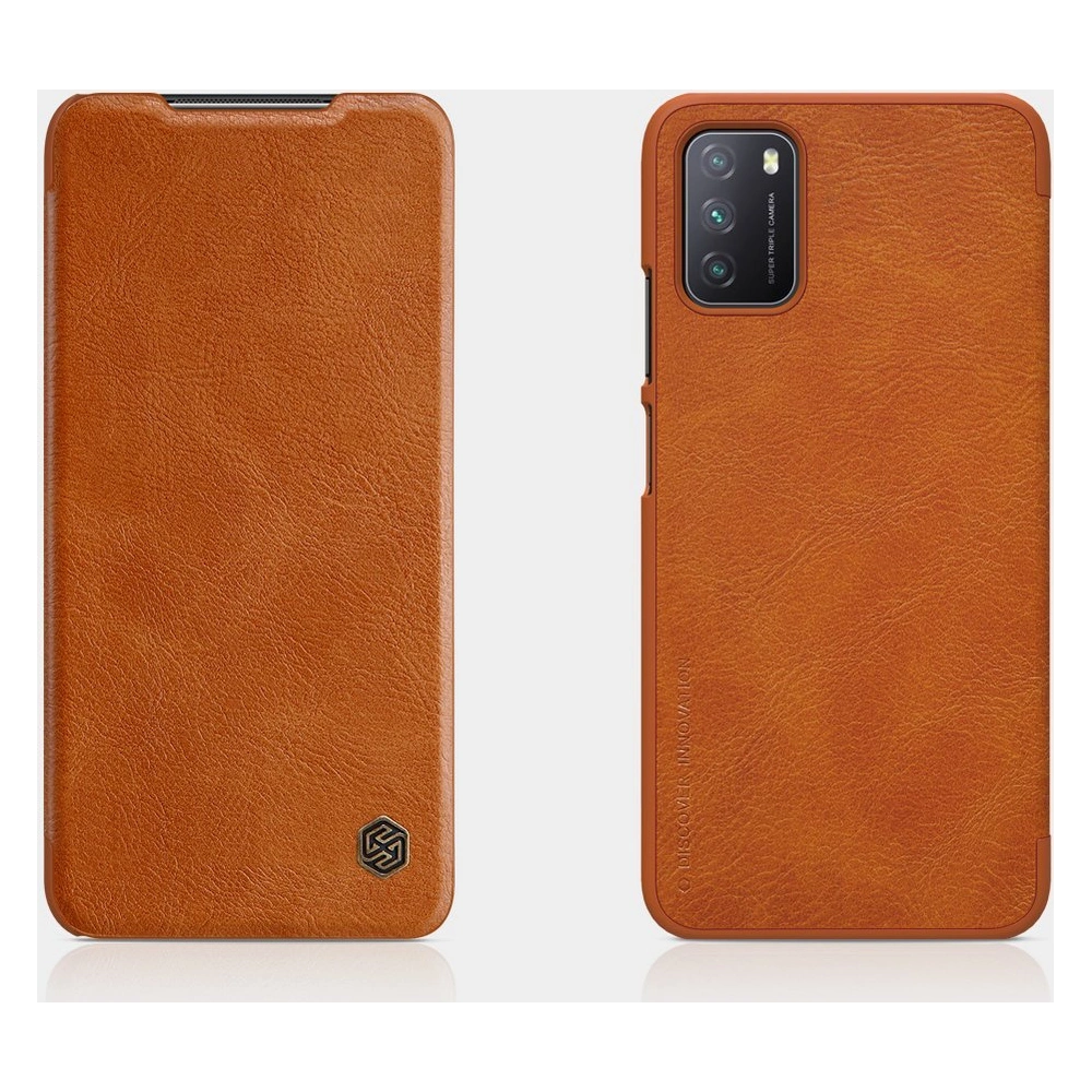 Hurtownia GSM - Etui Nillkin Qin Xiaomi Poco M3 fekete - NLK461 - {ean13} - Hurt
