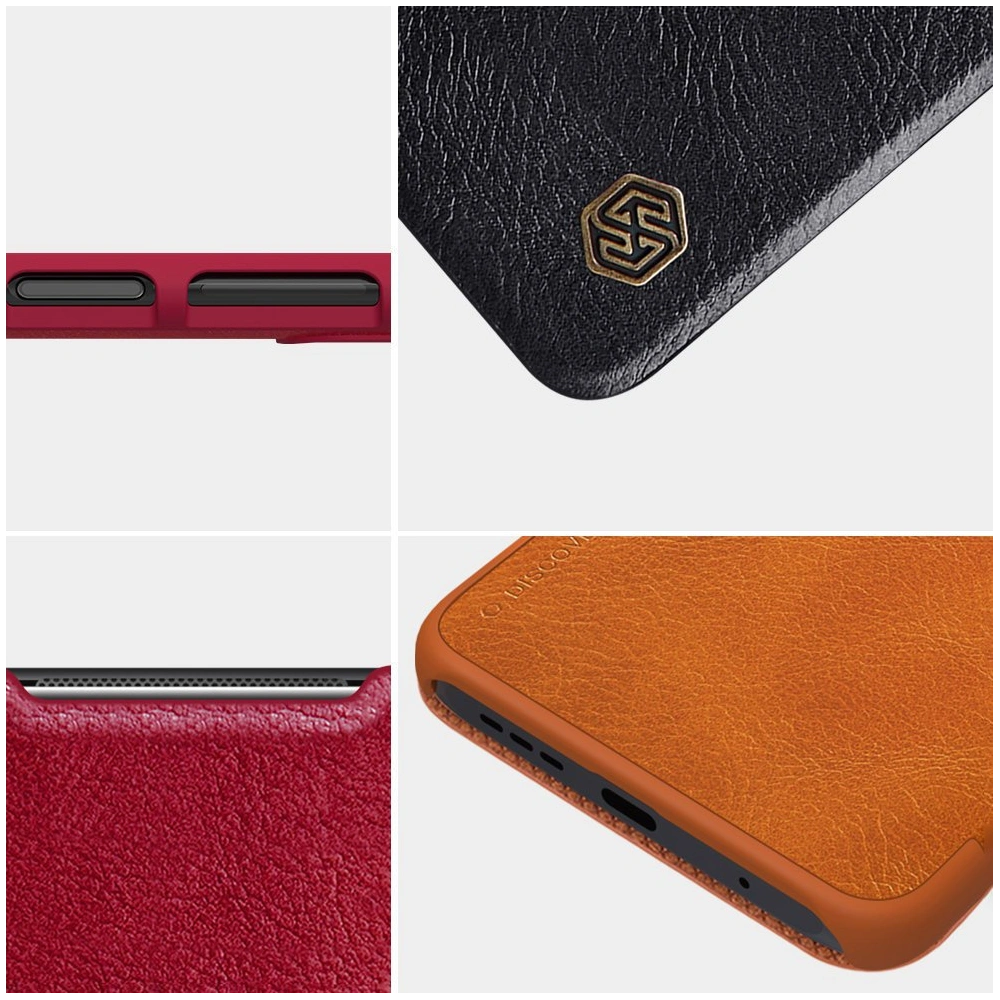 Hurtownia GSM - Etui Nillkin Qin Xiaomi Poco M3 fekete - NLK461 - {ean13} - Hurt