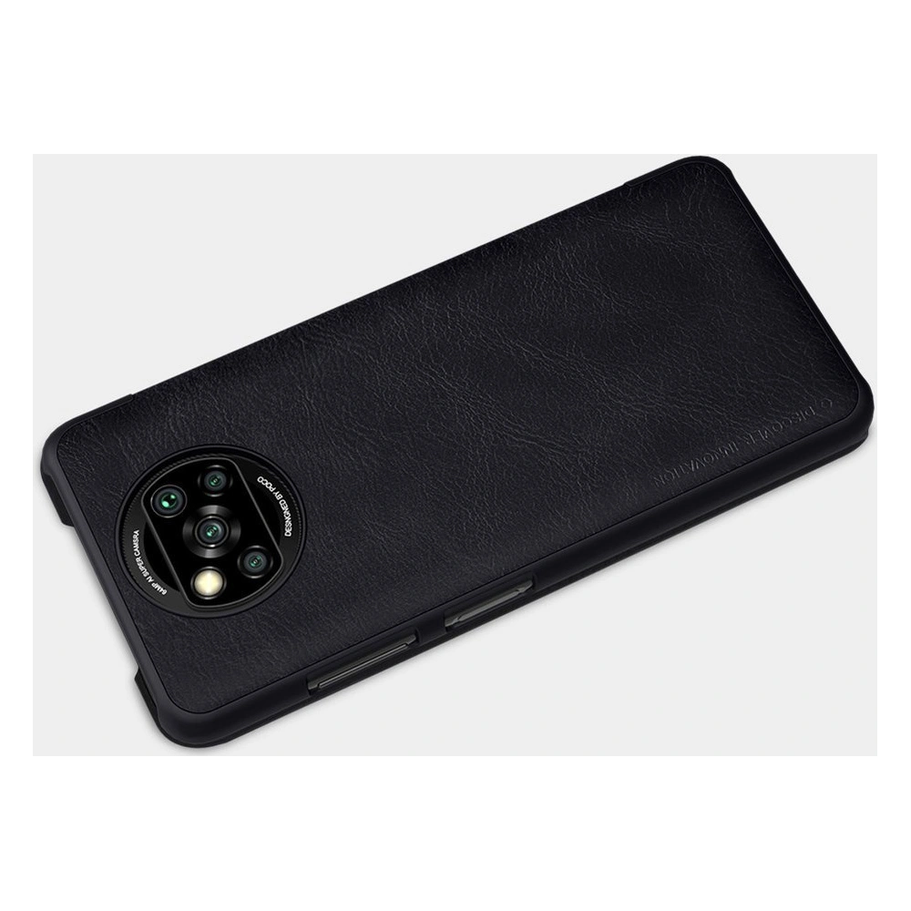 Hurtownia GSM - Etui Nillkin Qin Xiaomi Poco X3 NFC/X3 Pro negru - NLK462 - {ean13} - Hurt