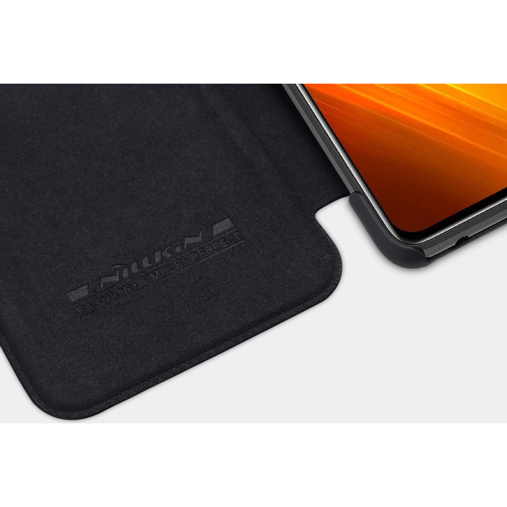 Hurtownia GSM - Etui Nillkin Qin Xiaomi Poco X3 NFC/X3 Pro negru - NLK462 - {ean13} - Hurt