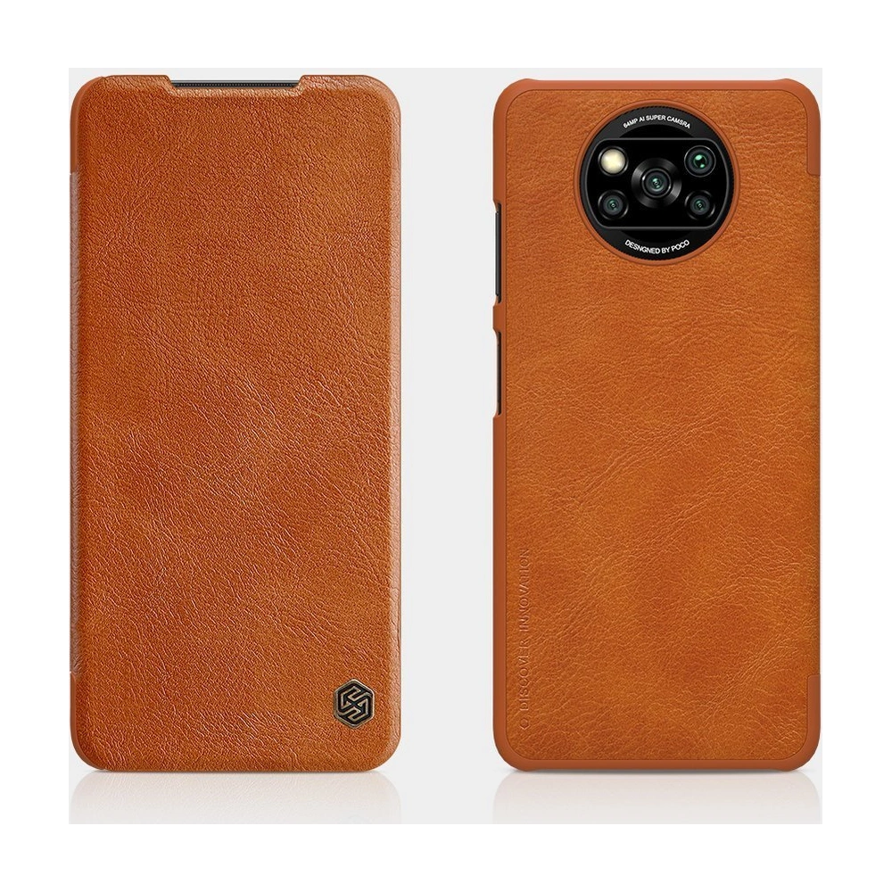 Hurtownia GSM - Etui Nillkin Qin Xiaomi Poco X3 NFC/X3 Pro černé - NLK462 - {ean13} - Hurt