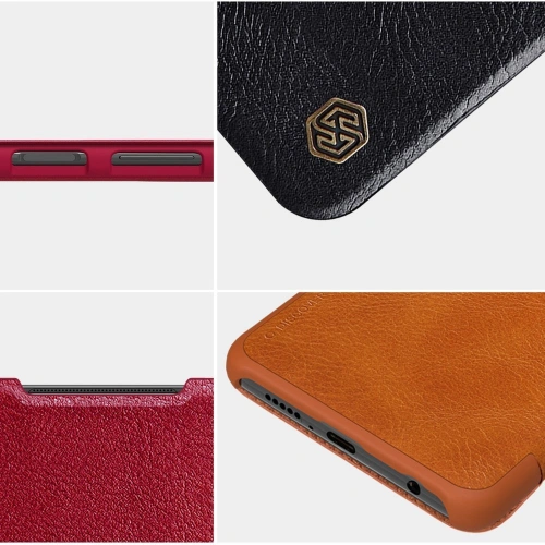 Etui Nillkin Qin Xiaomi Poco X3 NFC/X3 Pro brązowy