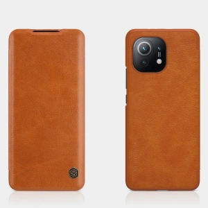 Hurtownia GSM - Etui Nillkin Qin Xiaomi Mi 11 hnědý - NLK464 - {ean13} - Hurt