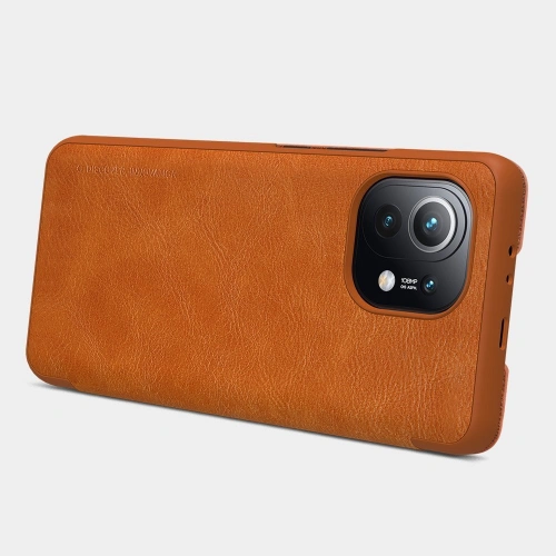 Etui Nillkin Qin Xiaomi Mi 11 brązowy