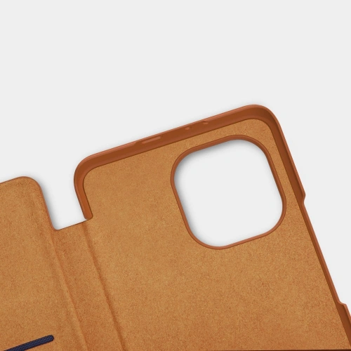 Etui Nillkin Qin Xiaomi Mi 11 brązowy