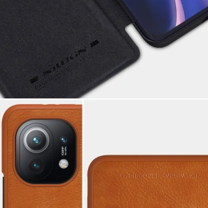 Hurtownia GSM - Etui Nillkin Qin Xiaomi Mi 11 hnědý - NLK464 - {ean13} - Hurt