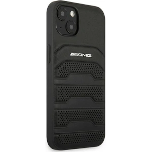 Hurtownia GSM - Etui Mercedes AMG AMHCP14MGSEBK Apple iPhone 14 Plus / 15 Plus czarny/black hardcase Leather Debossed Lines - MRS55 - {ean13} - Hurt