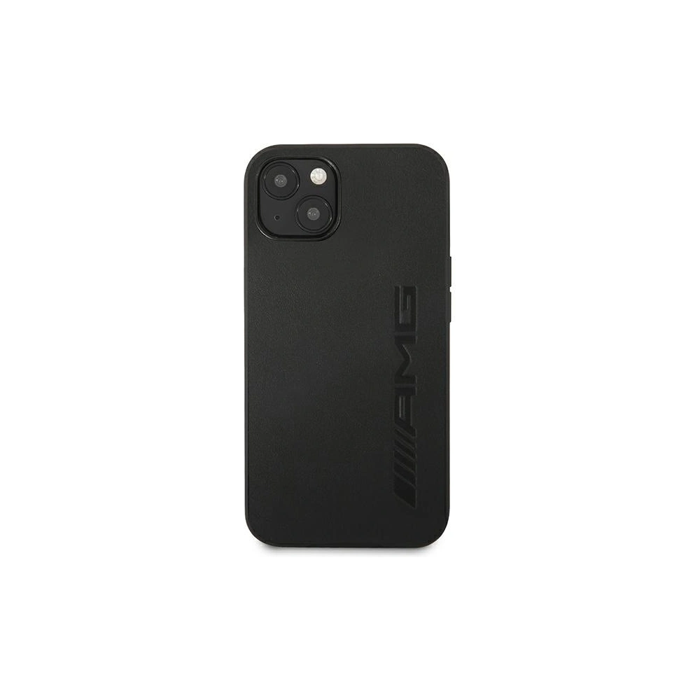 Hurtownia GSM - Etui Mercedes AMG AMHCP14SDOLBK Apple iPhone 14 negru/black hardcase din piele cu embossing cald - MRS56 - {ean13} - Hurt