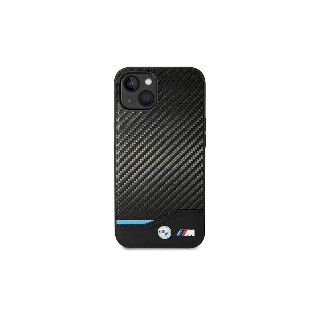 Hurtownia GSM - Case BMW BMHCP14M22NBCK Apple iPhone 14 Plus / 15 Plus schwarz/schwarz Leder Carbon - BMW311 - {ean13} - Hurt