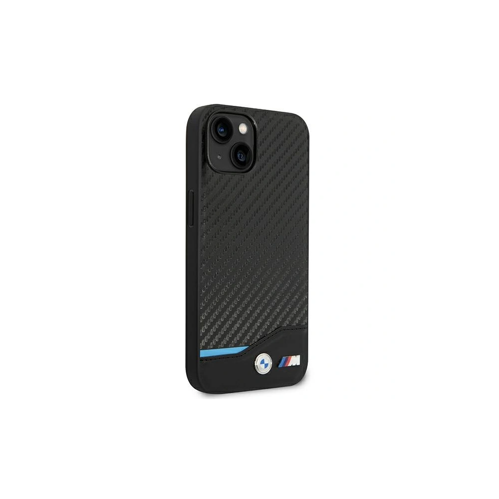 Hurtownia GSM - Etui BMW BMHCP14M22NBCK Apple iPhone 14 Plus / 15 Plus fekete/balck Bőr Karbon - BMW311 - {ean13} - Hurt