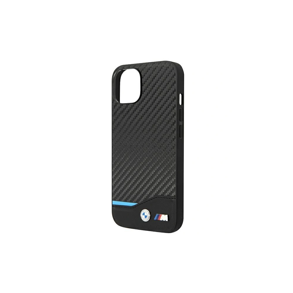 Hurtownia GSM - Etui BMW BMHCP14M22NBCK Apple iPhone 14 Plus / 15 Plus fekete/balck Bőr Karbon - BMW311 - {ean13} - Hurt