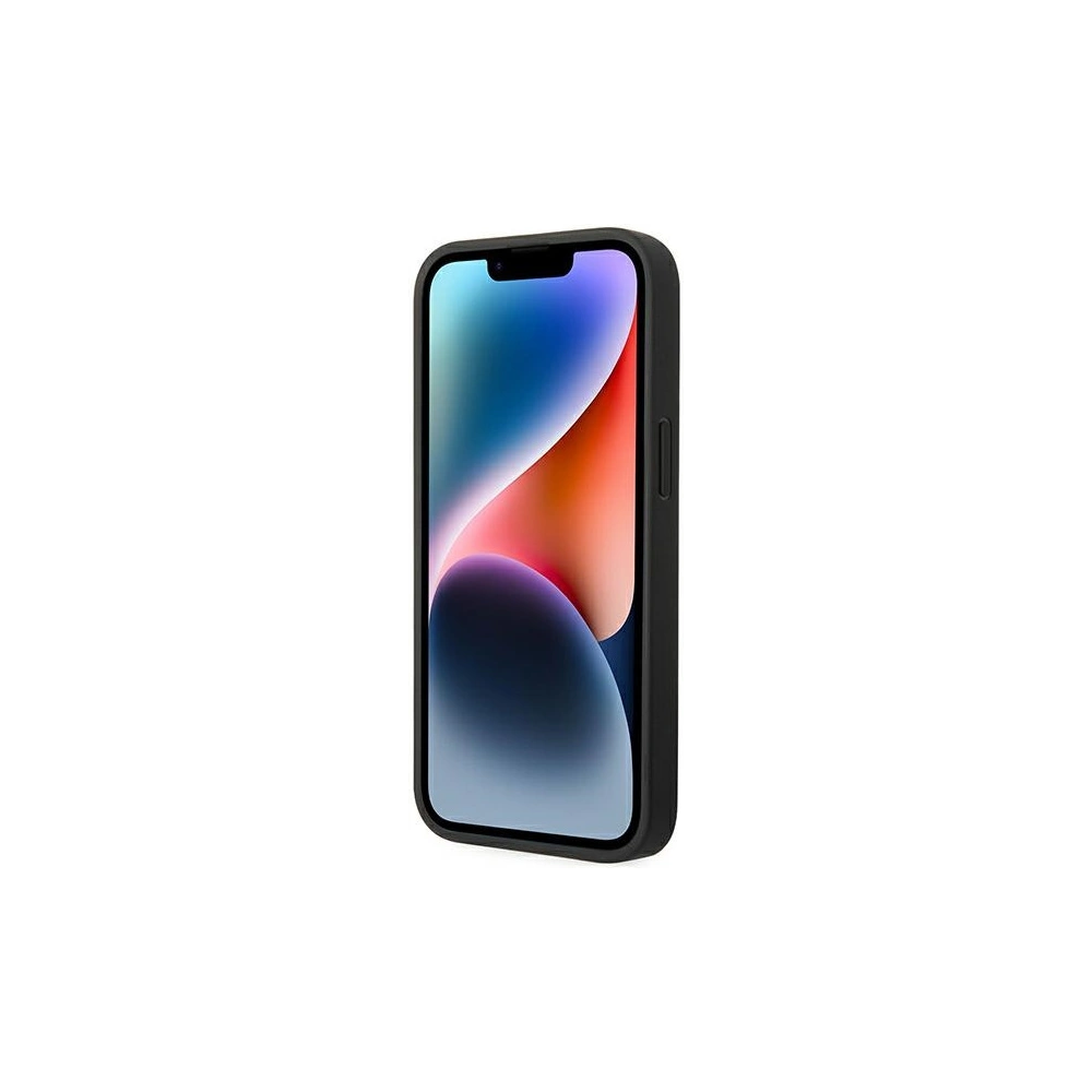 Hurtownia GSM - Etui BMW BMHCP14M22PTDK Apple iPhone 14 Plus / 15 Plus fekete/bak bőr bélyegző trikolor - BMW312 - {ean13} - Hurt