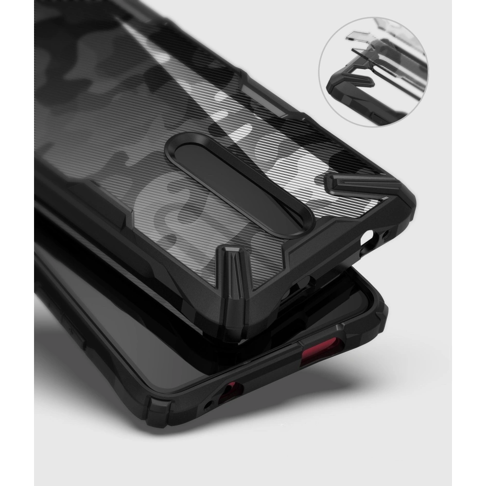 Hurtownia GSM - Etui Ringke Fusion-X Design Xiaomi Mi 9T/Pro & Redmi K20/Pro Camo (Moro) Černé - RGK1021MOB - {ean13} - Hurt