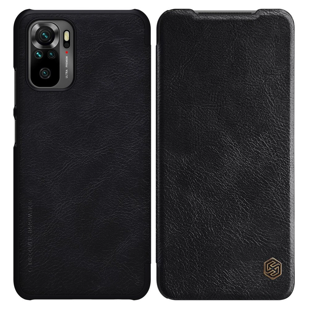 Hurtownia GSM - Etui Nillkin Qin Xiaomi Redmi Note 10/10S černé - NLK473 - {ean13} - Hurt