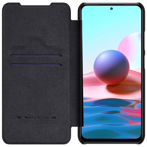 Etui Nillkin Qin Xiaomi Redmi Note 10/10S czarny