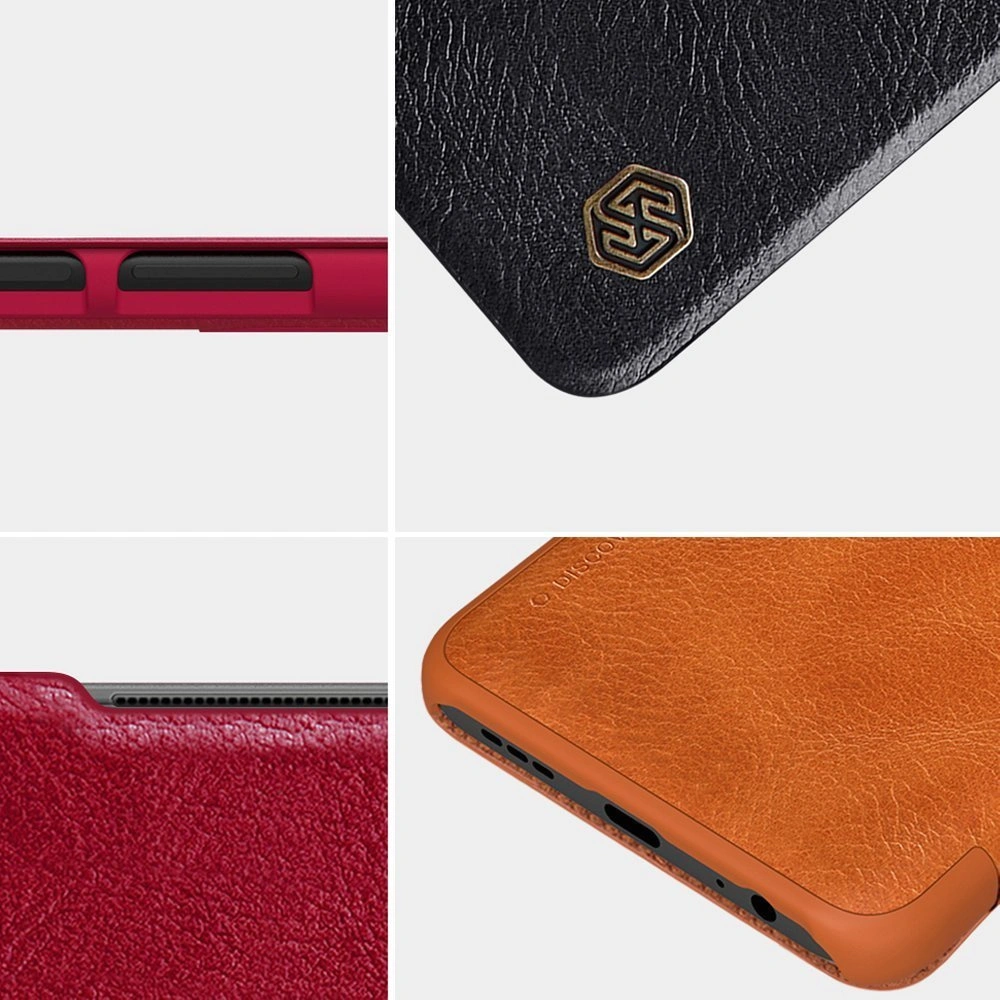 Hurtownia GSM - Etui Nillkin Qin Xiaomi Redmi Note 10/10S černé - NLK473 - {ean13} - Hurt
