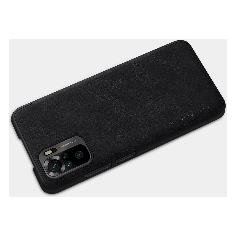 Hurtownia GSM - Etui Nillkin Qin Xiaomi Redmi Note 10/10S fekete - NLK473 - {ean13} - Hurt