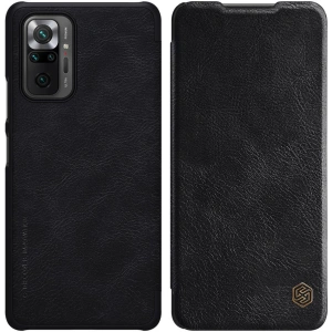 Wholesale Nillkin Qin Xiaomi Redmi Note 10 Pro black - NLK474 - {ean13} - Hurt