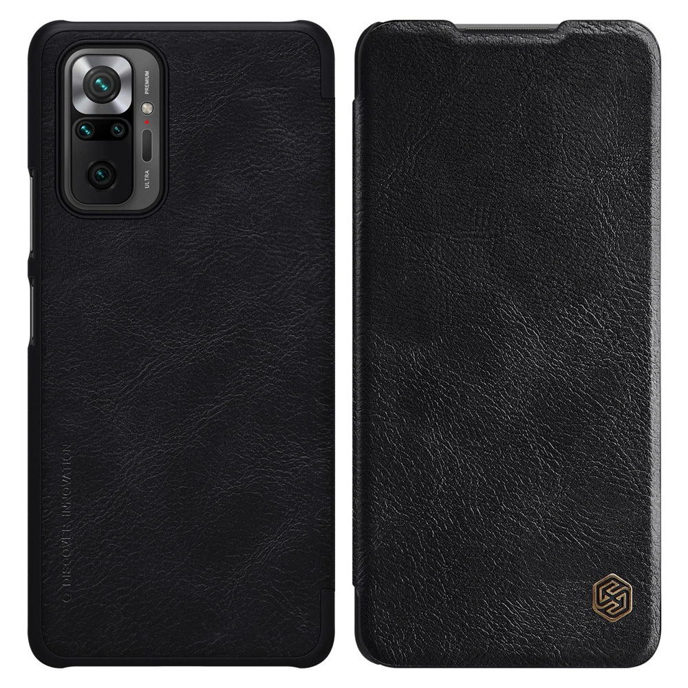 Hurtownia GSM - Etui Nillkin Qin Xiaomi Redmi Note 10 Pro negru - NLK474 - {ean13} - Hurt