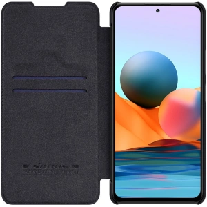 Hurtownia GSM - Etui Nillkin Qin Xiaomi Redmi Note 10 Pro negru - NLK474 - {ean13} - Hurt
