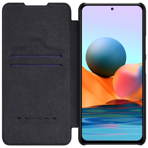 Etui Nillkin Qin Xiaomi Redmi Note 10 Pro czarny