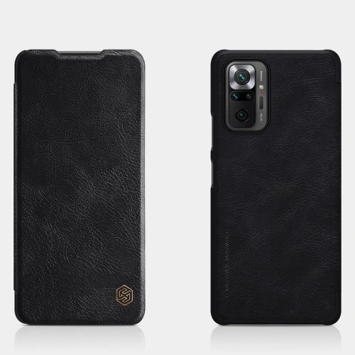 Etui Nillkin Qin Xiaomi Redmi Note 10 Pro czarny