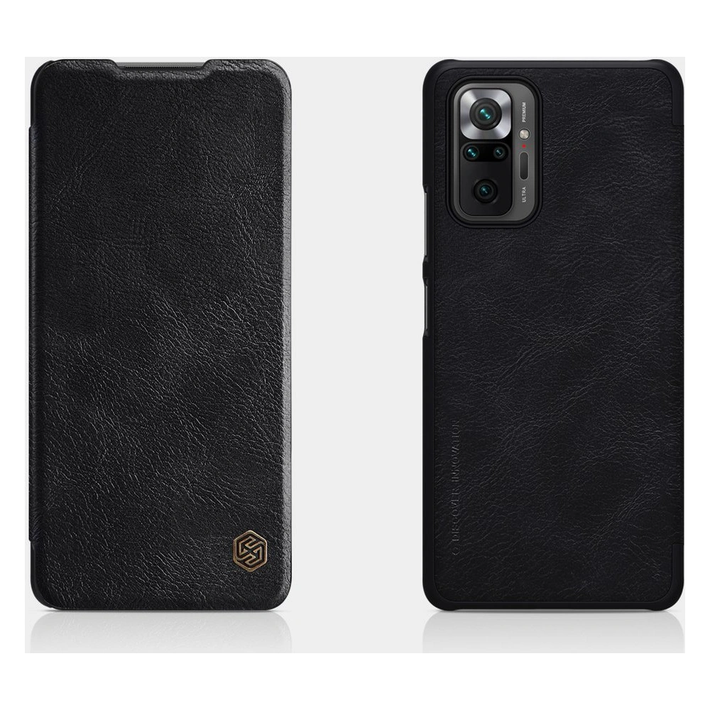 Hurtownia GSM - Etui Nillkin Qin Xiaomi Redmi Note 10 Pro negru - NLK474 - {ean13} - Hurt