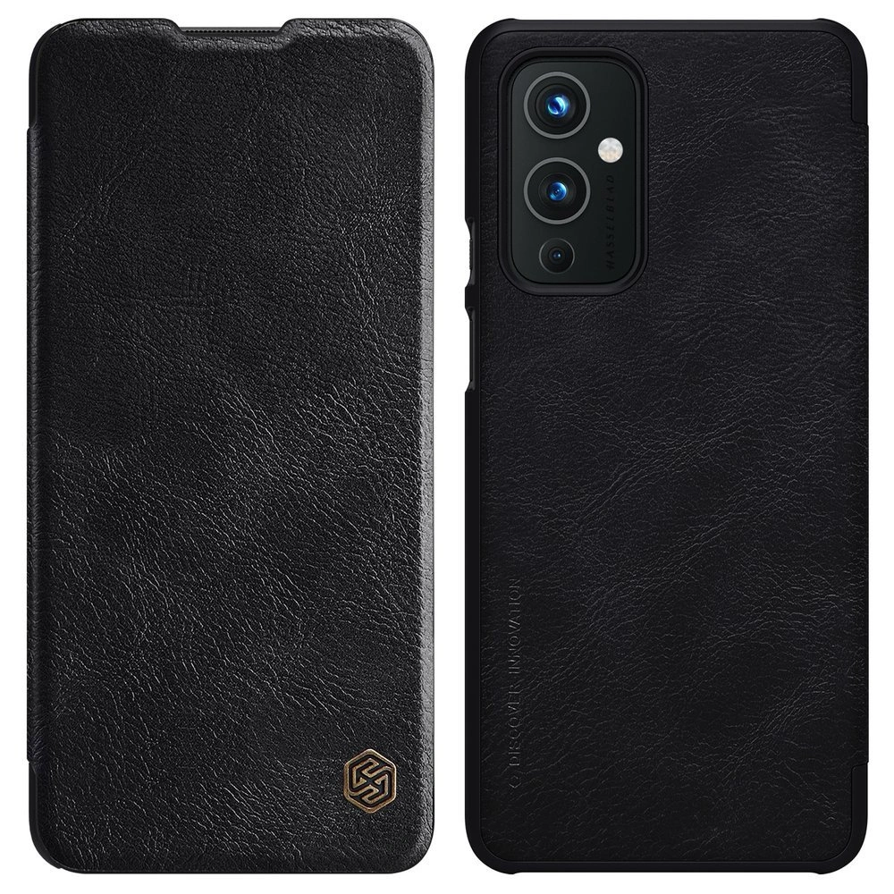Hurtownia GSM - Case Nillkin Qin OnePlus 9 schwarz - NLK475 - {ean13} - Hurt