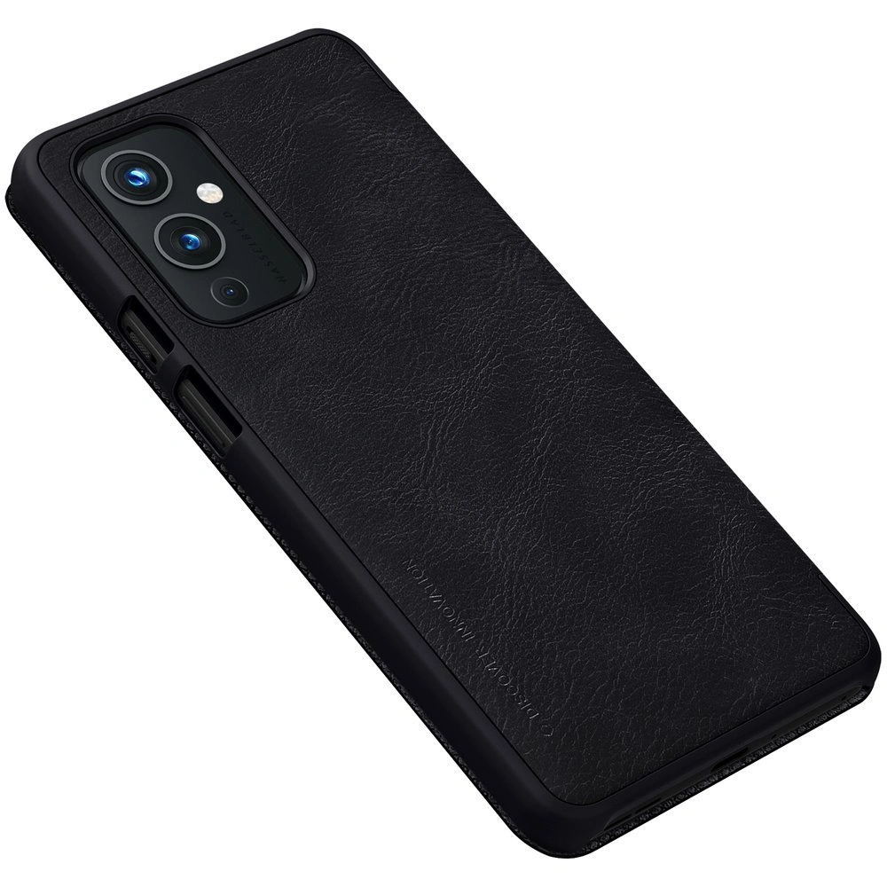 Hurtownia GSM - Case Nillkin Qin OnePlus 9 schwarz - NLK475 - {ean13} - Hurt