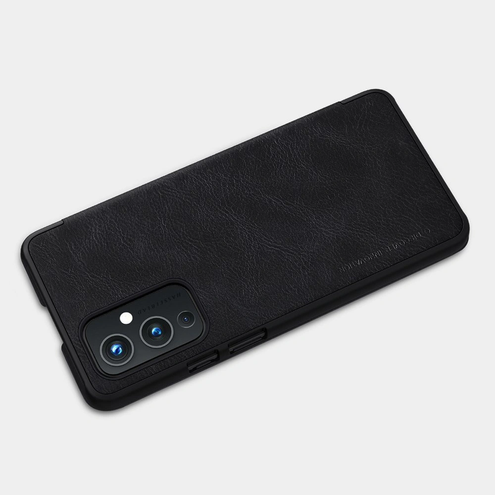 Hurtownia GSM - Case Nillkin Qin OnePlus 9 schwarz - NLK475 - {ean13} - Hurt