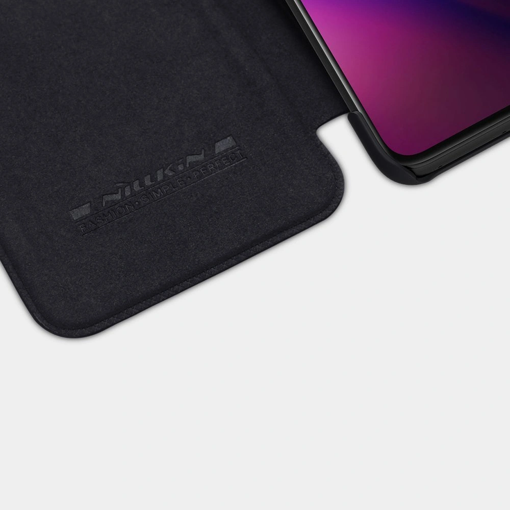 Hurtownia GSM - Case Nillkin Qin OnePlus 9 schwarz - NLK475 - {ean13} - Hurt
