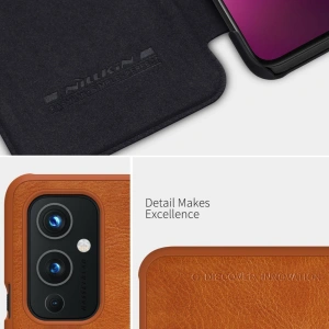Hurtownia GSM - Etui Nillkin Qin OnePlus 9 negru - NLK475 - {ean13} - Hurt