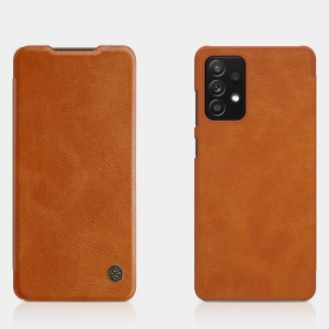 Hurtownia GSM - Case Nillkin Qin Samsung Galaxy A72 LTE braun - NLK476 - {ean13} - Hurt