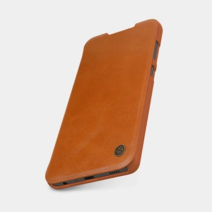 Hurtownia GSM - Case Nillkin Qin Samsung Galaxy A72 LTE braun - NLK476 - {ean13} - Hurt