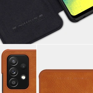Hurtownia GSM - Case Nillkin Qin Samsung Galaxy A72 LTE braun - NLK476 - {ean13} - Hurt