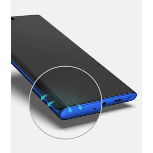 Folia Ringke Dual Easy Matte Full Cover Samsung Galaxy Note 10 Plus Case Friendly