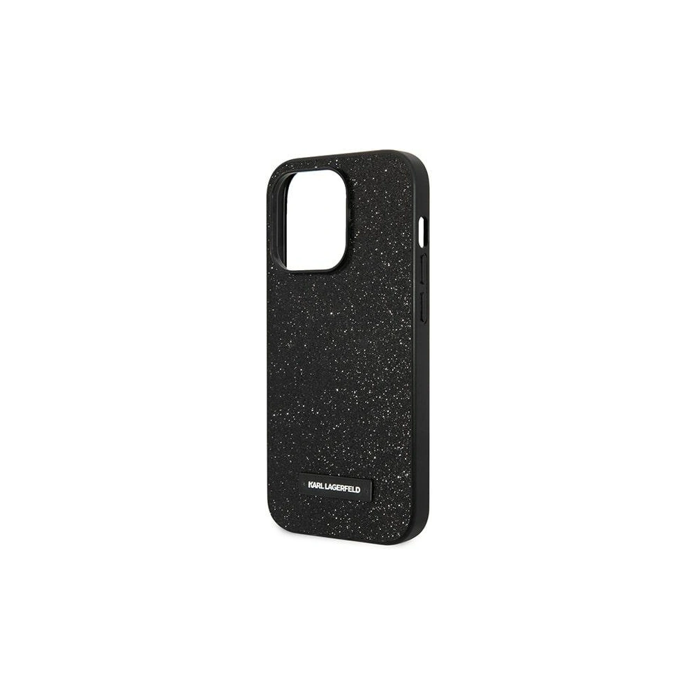 Hurtownia GSM - Etui Karl Lagerfeld KLHCP14LG2ELK Apple iPhone 14 Pro hardcase czarny/black Glitter Plaque Logo - KLD1110 - {ean13} - Hurt