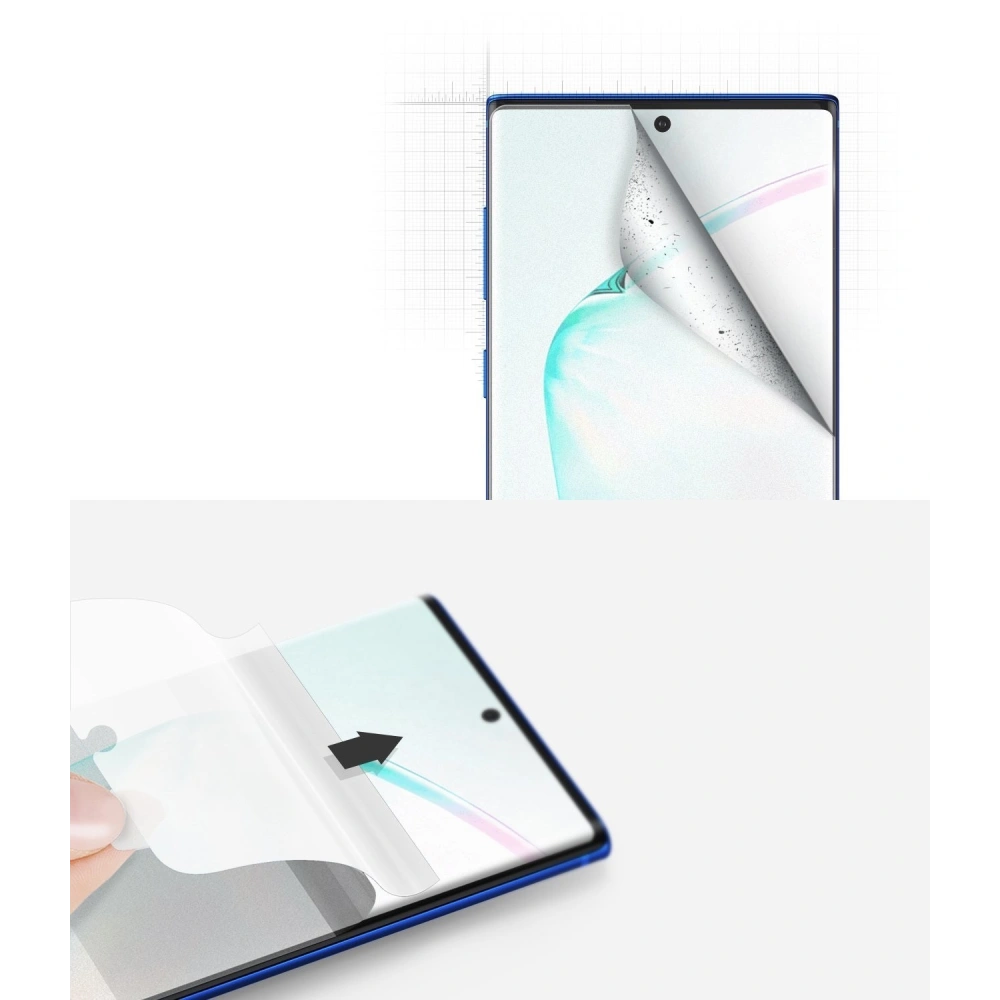 Hurtownia GSM - Fólie Ringke Dual Easy Matte Full Cover Samsung Galaxy Note 10 Plus Case Friendly - RGK1023 - {ean13} - Hurt