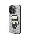 Hurtownia GSM - Etui Karl Lagerfeld KLHCP14LGFKPG Apple iPhone 14 Pro hardcase srebrny/silver Glitter Flakes Ikonik - KLD1112 - {ean13} - Hurt