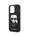 Hurtownia GSM - Etui Karl Lagerfeld KLHCP14LGFKPK Apple iPhone 14 Pro hardcase czarny/black Glitter Flakes Ikonik - KLD1113 - {ean13} - Hurt