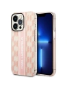 Etui Karl Lagerfeld KLHCP14LHKLSPCP Apple iPhone 14 Pro hardcase růžový/pink Mono Vertical Stripe