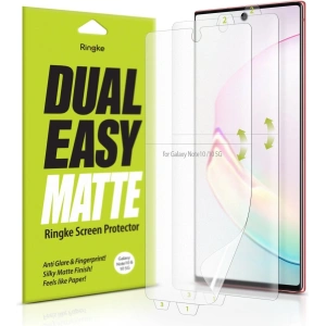 Fólie Ringke Dual Easy Matte Full Cover Samsung Galaxy Note 10 Case Friendly