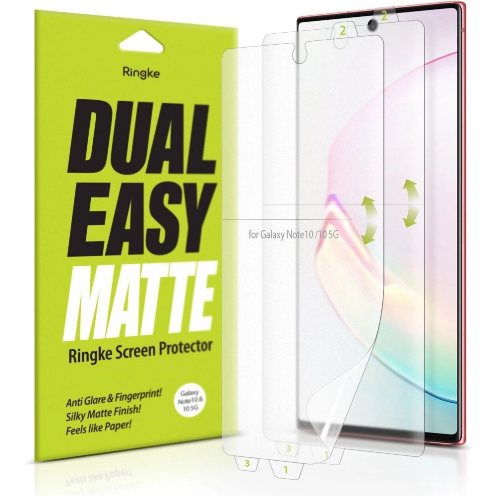 Hurtownia GSM - Fólie Ringke Dual Easy Matte Full Cover Samsung Galaxy Note 10 Case Friendly - RGK1022 - {ean13} - Hurt