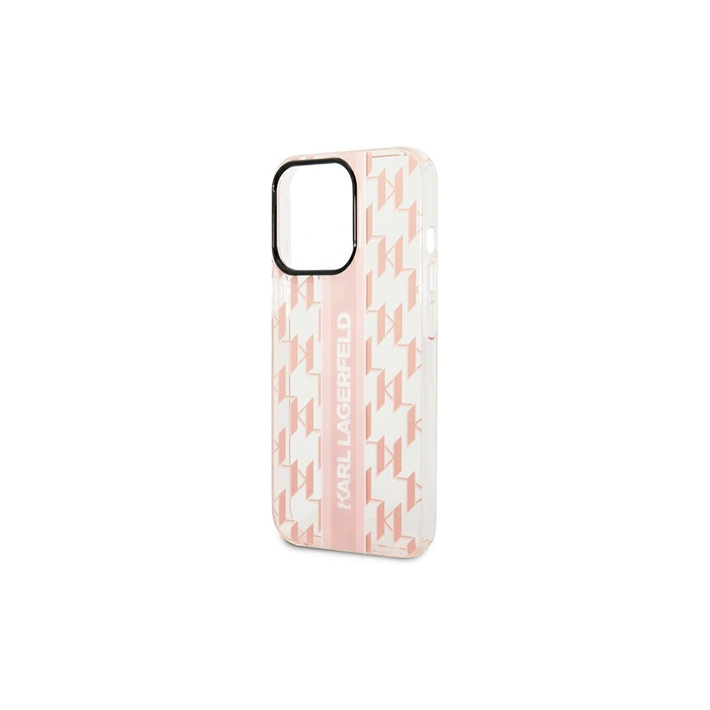 Wholesale Karl Lagerfeld KLHCP14LHKLSPCP Apple iPhone 14 Pro hardcase pink Mono Vertical Stripe - KLD1114 - {ean13} - Hurt