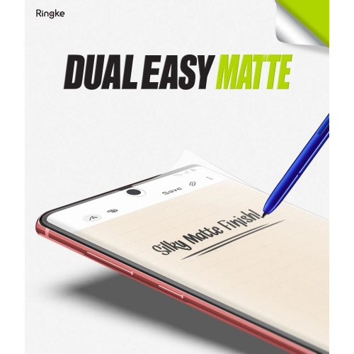 Folia Ringke Dual Easy Matte Full Cover Samsung Galaxy Note 10 Case Friendly