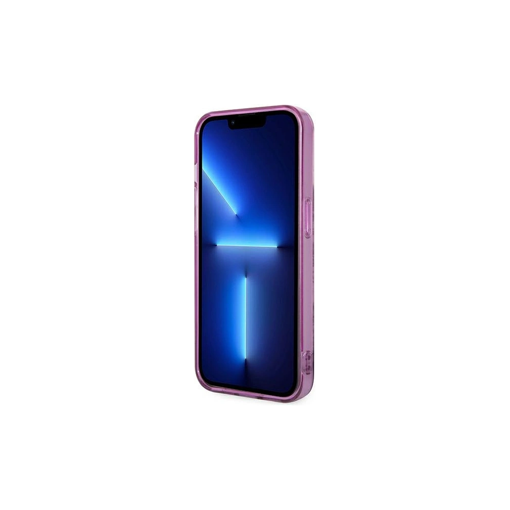 Hurtownia GSM - Etui Guess GUHCP14LHGJGHP Apple iPhone 14 Pro różowy/pink hardcase Jungle Collection - GUE2096 - {ean13} - Hurt